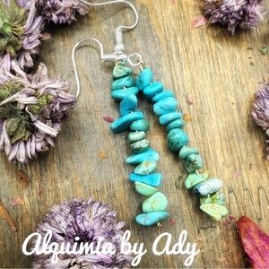 Turquoise Gitana Dangles – Piedra Libre, Espíritu Fuerte